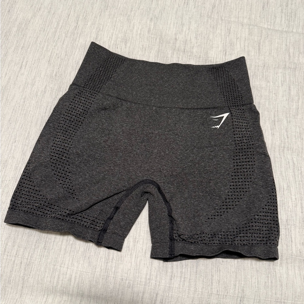 Gymshark Vital Seamless 2.0 Shorts - Charcoal Marl in Medium